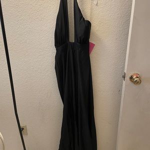 Prom Black silk dress